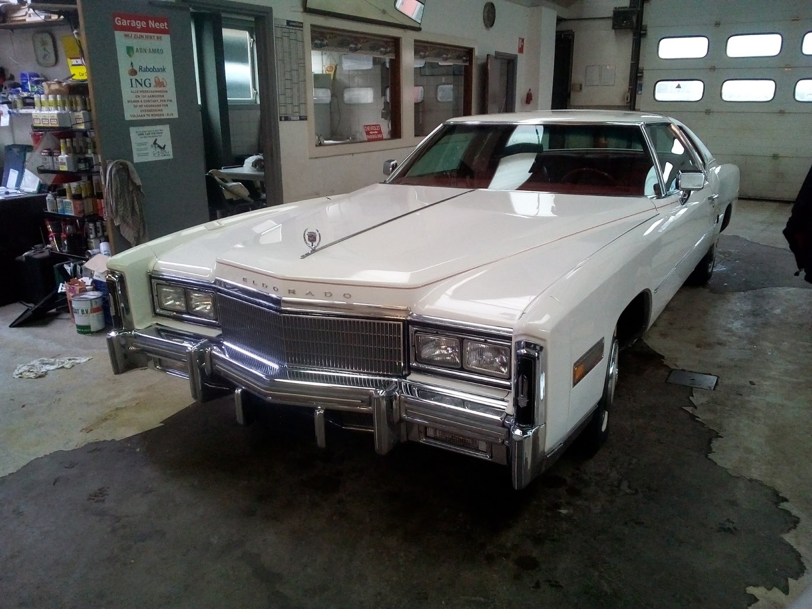 Cadillac in Garage